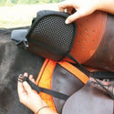 English & Western Trail Pommel Saddle Bag, Black