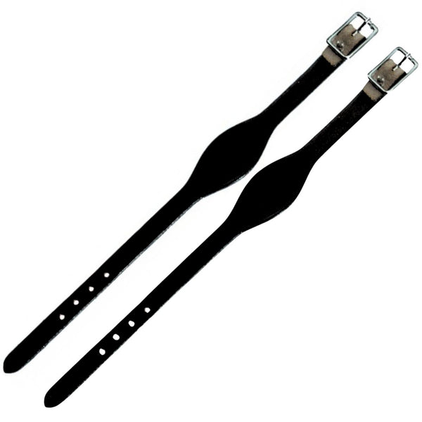 Western Rawhide Fender Hobble Straps, Black