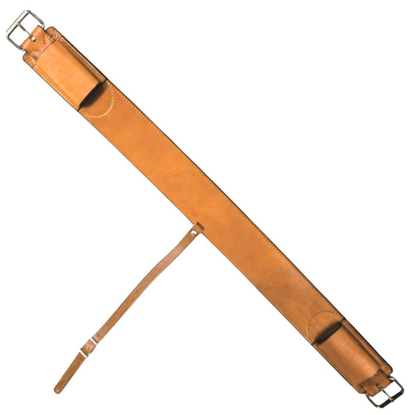 Western Rawhide Flank Cinch Center, Golden Tan