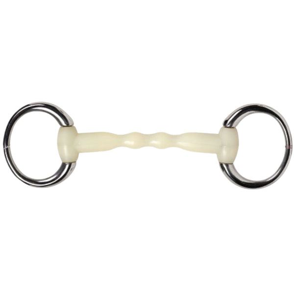 Happy Mouth Pony Eggbutt Bradoon Bit, 4 1/2"