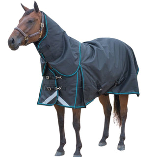 Canadian Horsewear Insulated Rainsheet With Removeable Neck, Calypso Diable