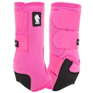 Classic Equine Legacy2 Support Boots Front Pair, Hot Pink, Medium