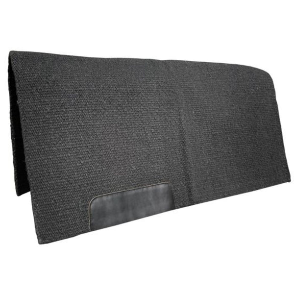 Royal Mesa New Zealand Wool Saddle Blanket, Black