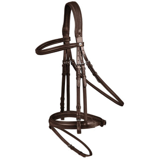 Waldhausen X-Line Supersoft Bridle, Havana, Full