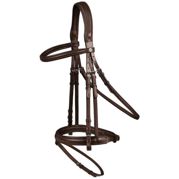 Waldhausen X-Line Supersoft Bridle, Havana, Full