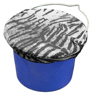 Horse Spa Bucket Cover, Zebra