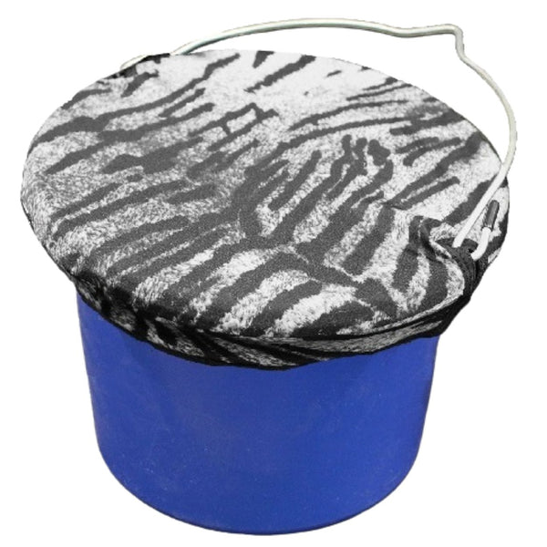 Horse Spa Bucket Cover, Zebra
