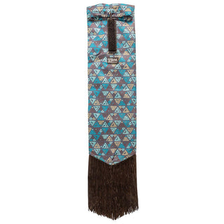 Cashel Tail Bag, Teal Tribal
