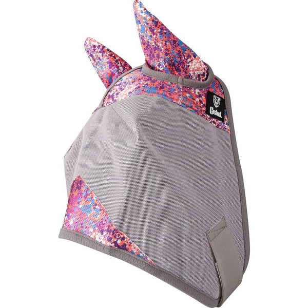 Cashel Crusader Fly Mask, Standard with Ears, Splash, Yearling/Large Pony