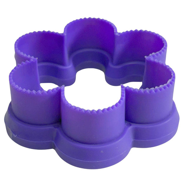 Silverline Plastic Flower Curry Comb, Purple