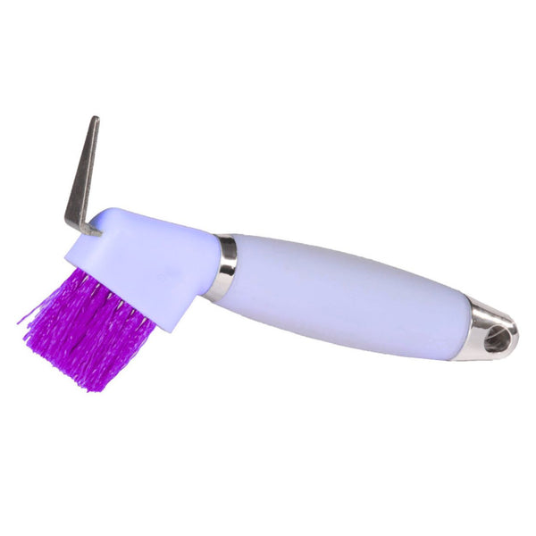 !Hoof Pick With Gel Handle, Purple