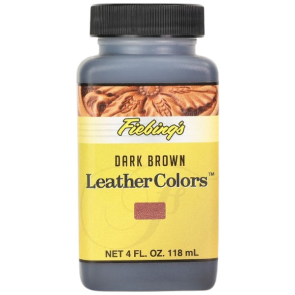Fiebing's LeatherColours Dye, 118mL, Dark Brown