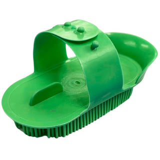Plastic Curry Comb Jr, Green
