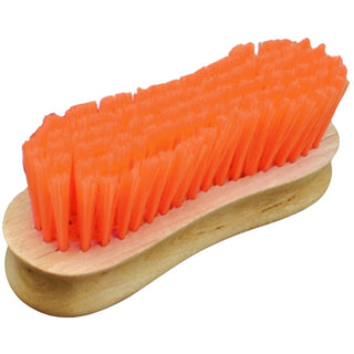 Wooden Back Face Brush, Orange