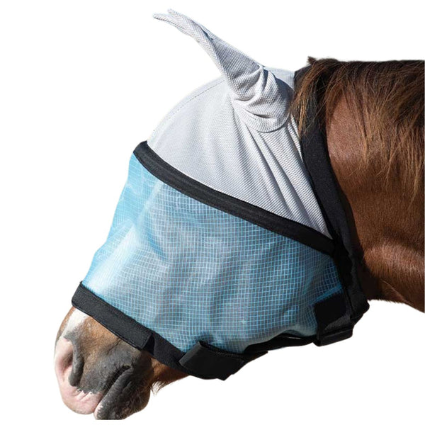 Lami-Cell Pro Fly Mask, Blue/Grey