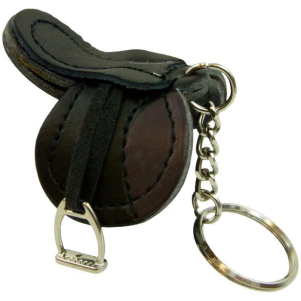English Saddle Keychain