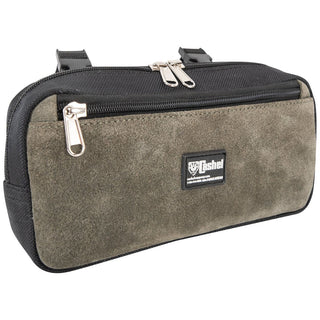 Cashel Pommel Saddle Bag, Olive Suede