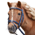 Waldhausen Lucky Bridle, Nightblue/Silver, Pony