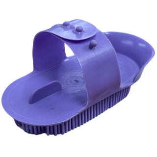 Plastic Curry Comb Jr, Purple