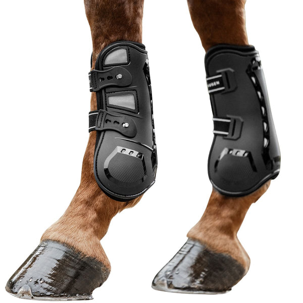 Waldhausen Memory Foam Pro Tendon Boots, Black, Extra Large