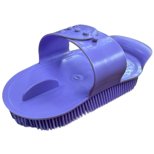 Plastic Curry Comb, Purple