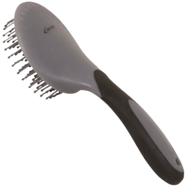 Two-Tone Mane & Tail Brush, Black/Grey