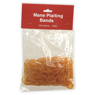 Mane Plaiting Bands, Chestnut