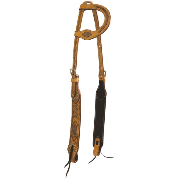 Sierra Sawyer One Ear Headstall, Light Oil