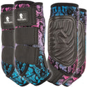 Classic Equine ClassicFit Protective Boots 4 Pack, Poison, Large