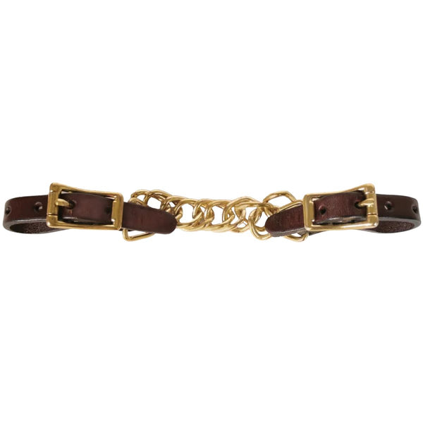 NS- Tucker Classic Curb Chain, Brown/Brass