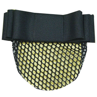 Intrepid International Velvet Bow Hair Net, Black, XL