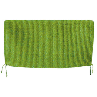 Sierra 34" x 36" Wool Saddle Blanket, Lime