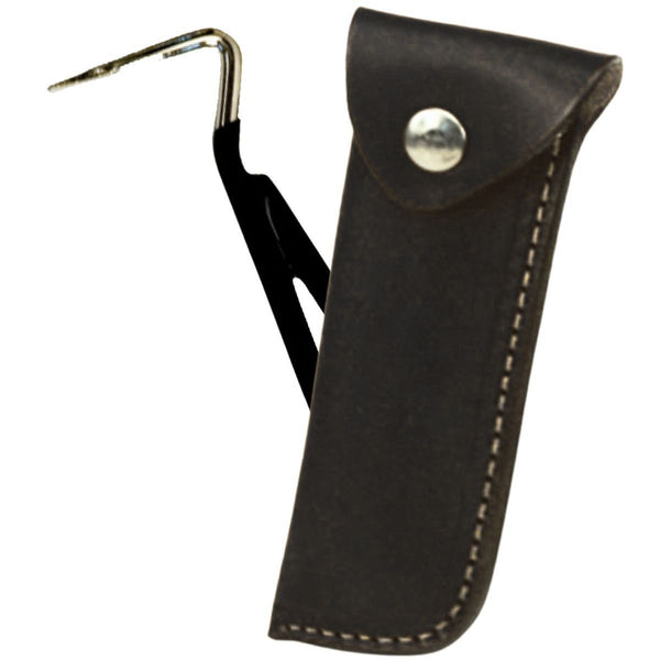Leather Hoof Pick Pocket, Black