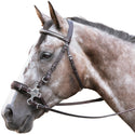 Nunn Finer Cross Road Hackamore w/ Leather Curb, Havana
