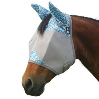 Cashel Crusader Fly Mask, Standard with Ears, Azure