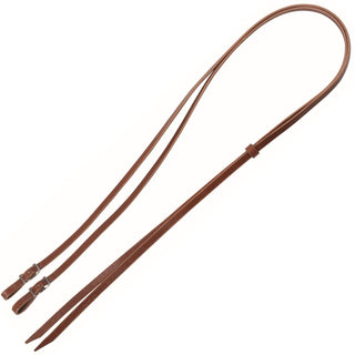 Western Rawhide Pony Reins, Tobacco, 1/2" x 5'