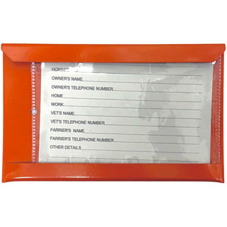 Tough 1 Stall Card Holder, Orange