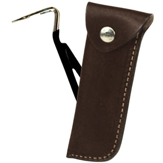 Leather Hoof Pick Pocket, Dark Walnut