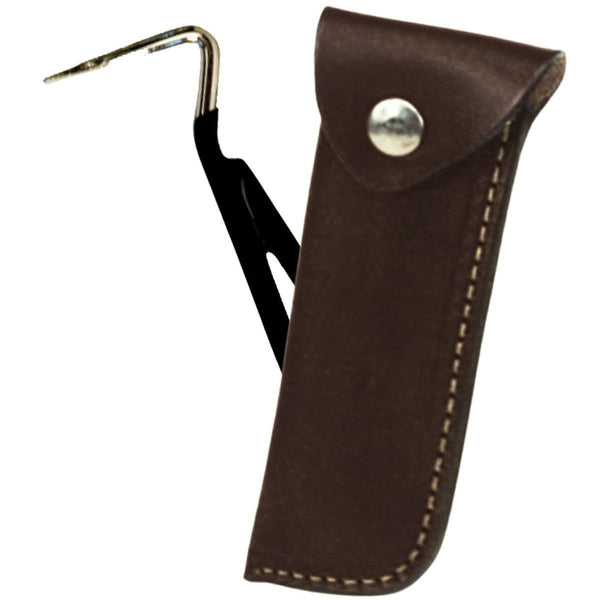 Leather Hoof Pick Pocket, Dark Walnut