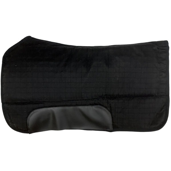 Sierra Quilted Cotton Felt Fleece Pad, 31"x32", Black