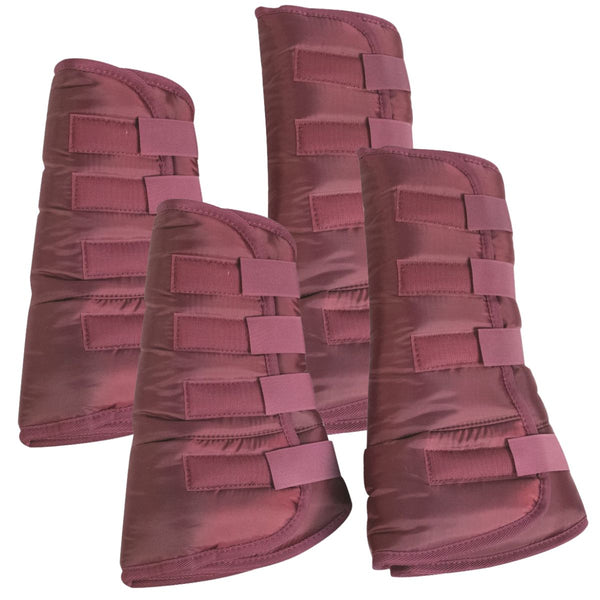 Short Style Shipping Boots, 4 Pack, Wine