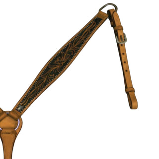 Sierra Cypress Breast Collar, Light Oil