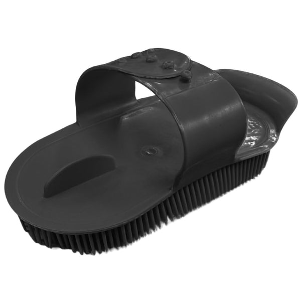 Plastic Curry Comb, Black