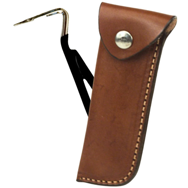 Leather Hoof Pick Pocket, Black