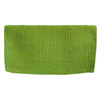 Sierra 34" x 36" Wool Saddle Blanket, Lime