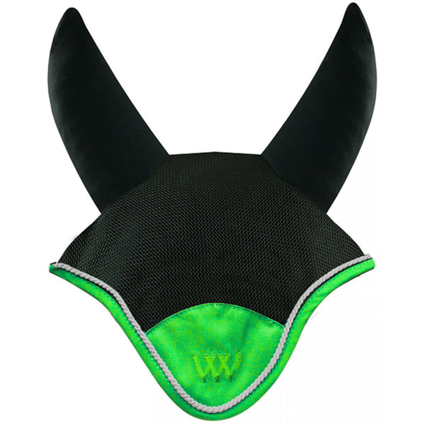 Woof Wear Ergonomic Fly Veil, Lime, Large