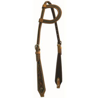 Sierra Cypress One Ear Headstall, Light Oil