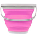 Tail Tamer Collapsible Silicone Bucket, Pink