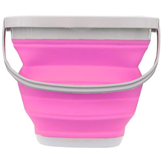 Tail Tamer Collapsible Silicone Bucket, Pink