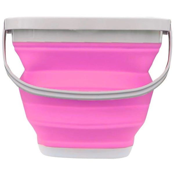 Tail Tamer Collapsible Silicone Bucket, Pink